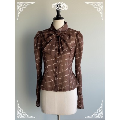 Pink Up Chocolate Blouse(Leftovers/Full Payment Without Shipping)